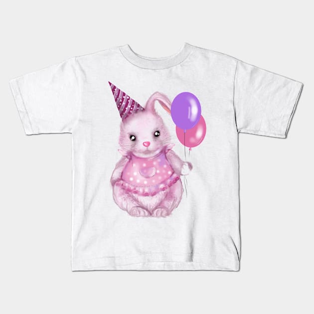 honey bunny Kids T-Shirt by Ljuko